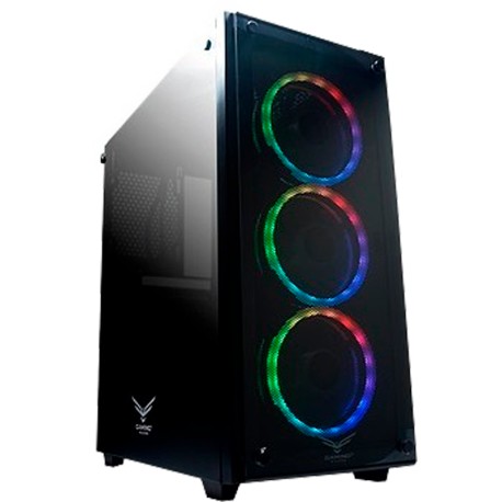 Gabinete NACEB PLAYER ATX RGB Negro