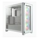 Gabinete Corsair iCUE 4000X ATX RGB Blanco