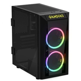 Gabinete GAMDIAS TALOS E1 mATX RGB Negro