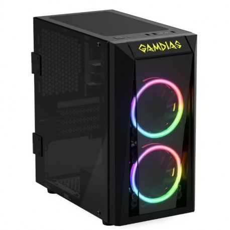 Gabinete GAMDIAS TALOS E1 mATX RGB Negro