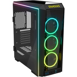 Gabinete GAMDIAS TALOS P1A ATX RGB Negro