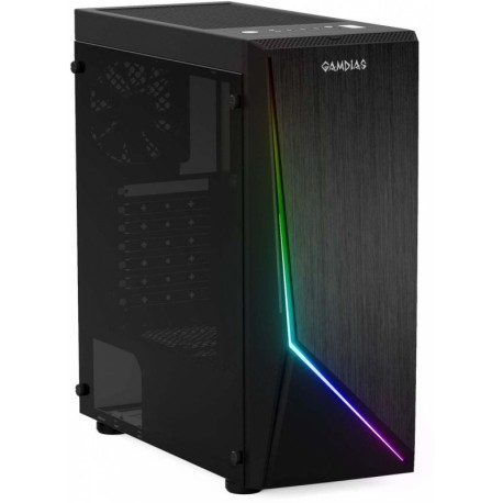 Gabinete GAMDIAS ARGUS E1 ATX RGB Negro