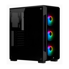Gabinete Corsair iCUE 220T ATX RGB Negro