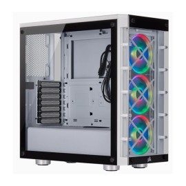 Gabinete Corsair iCUE 465X ATX RGB Blanco
