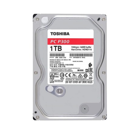 Disco Duro TOSHIBA P300 1TB 3.5'' 7200RPM...