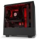 Gabinete NZXT H510I Negro Mate/Rojo RGB