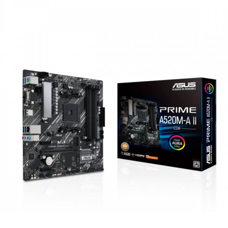 Tarjeta Madre Asus PRIME A520M-A II CSM AM4