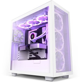Gabinete NZXT H7 Flow Blanco Micro-ATX-EATX