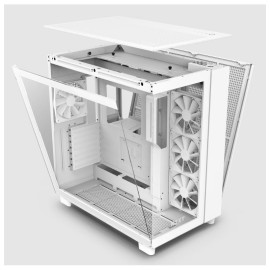 Gabinete NZXT H9 Flow BLANCO Micro-ATX-EATX